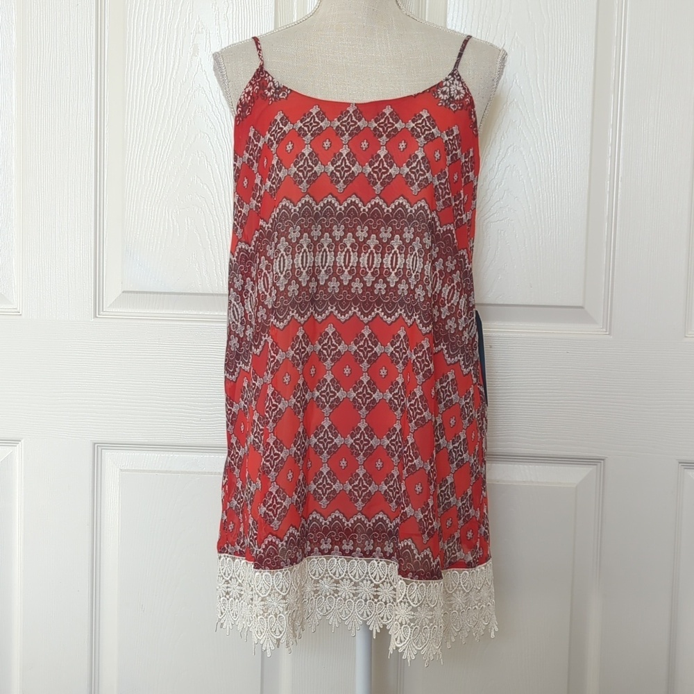 Show Me Your Mumu x REVOLVE Reville Dress in Red Marrakech - Picture 3 of 7